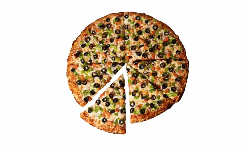 Delicious Garden Fresh Pizza at Pizza64 Edmonton